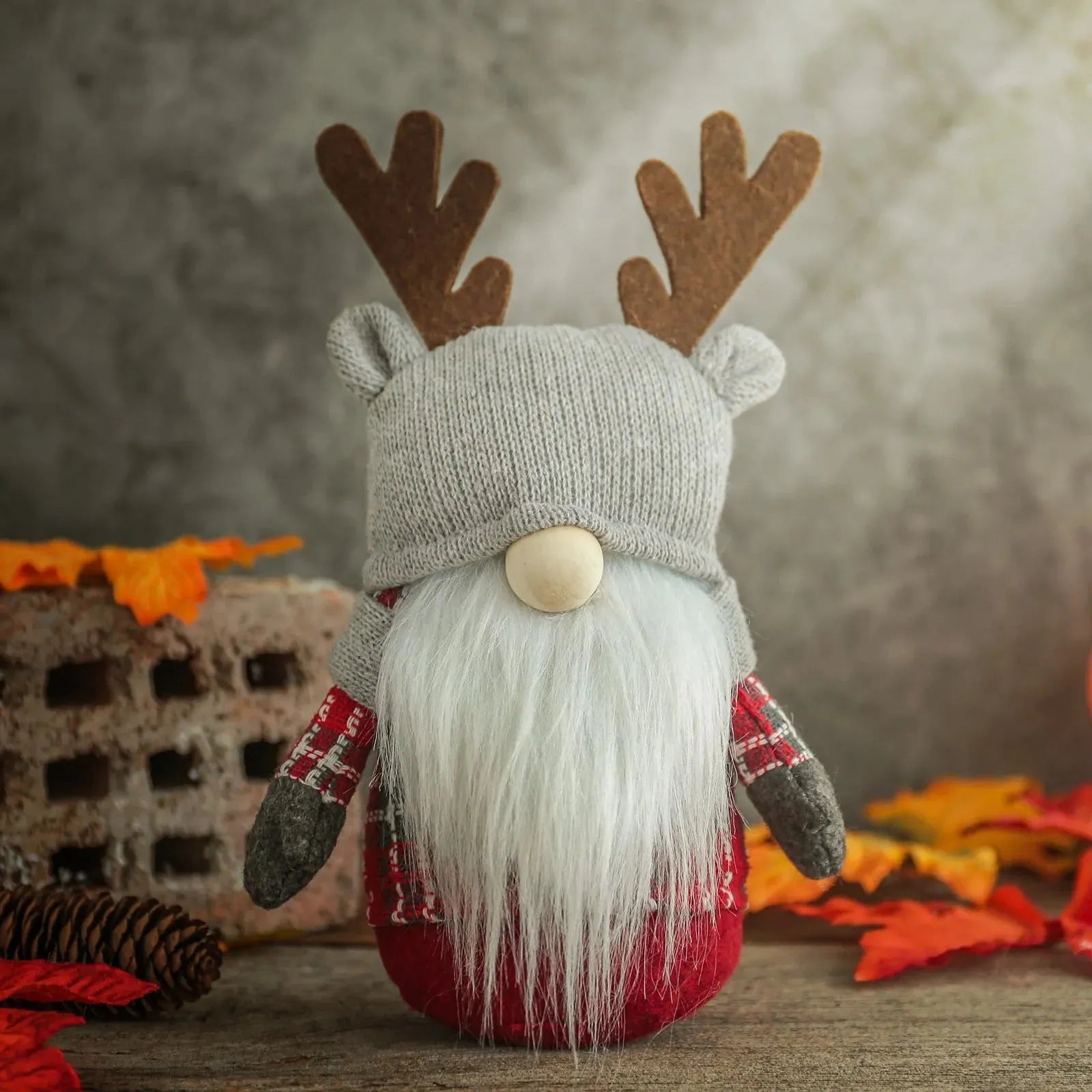 Home Christmas Antlers Dwarf Doll Ornaments - Bellarte Enchanté Home Christmas Antlers Dwarf Doll Ornaments